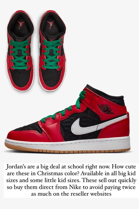 Nike air jordan tween teen boy girl gift ideas Christmas sneakers air Jordan’s 

#LTKHoliday #LTKSeasonal #LTKshoecrush