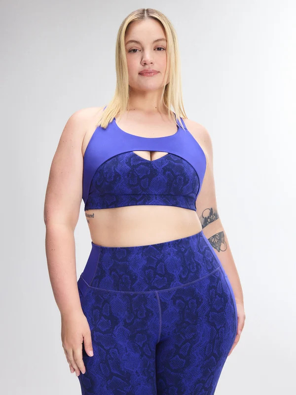 Lit Luster Medium-Impact X-Back Sports Bra | Savage x Fenty - North America