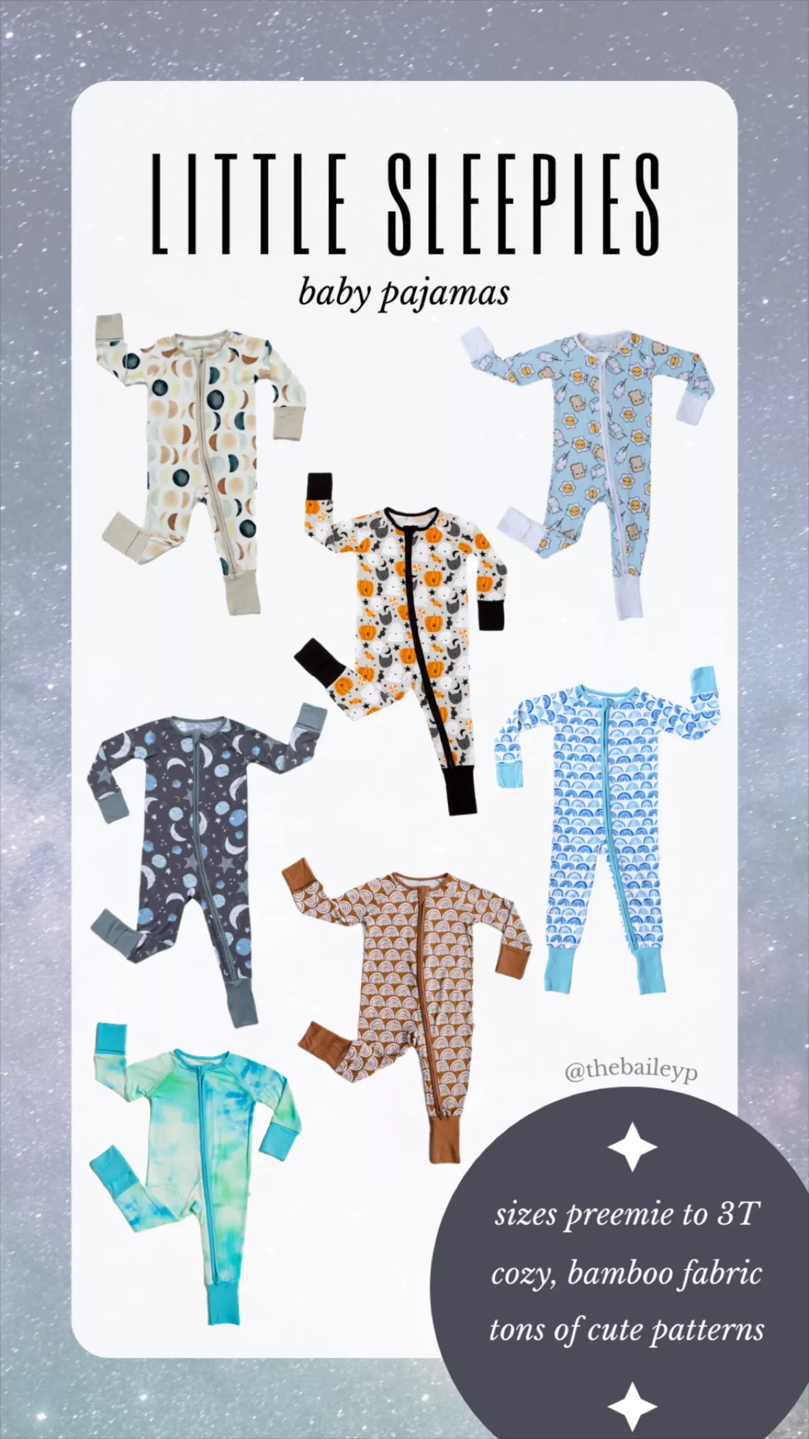 Little Sleepies Baby Pajamas