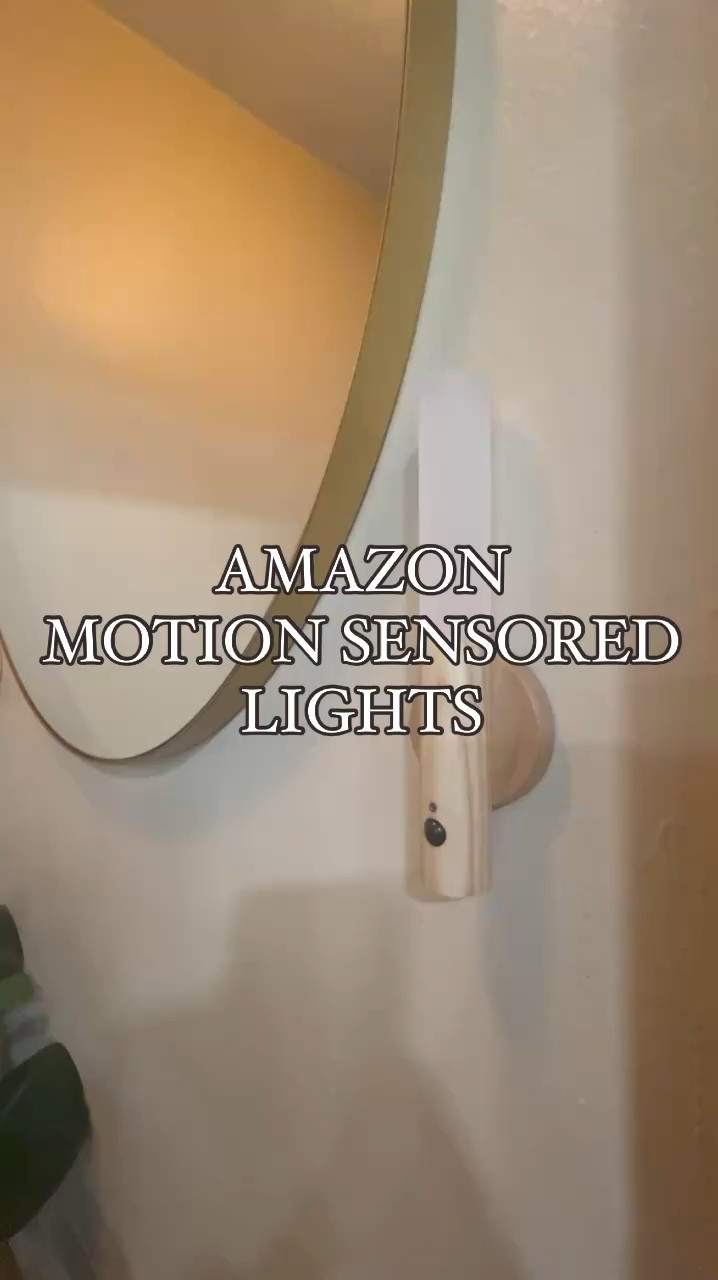 AMAZON MOTION SENSOR LIGHTS !
these amazon motion sensor lights are PERFECT for my hallway. they are chargeable with a USB cable and last so long. my absolute fav part is how they are magnetic and stay on strong and the light illuminates beautifully. 

#LTKHome #LTKSeasonal #LTKWatchNow