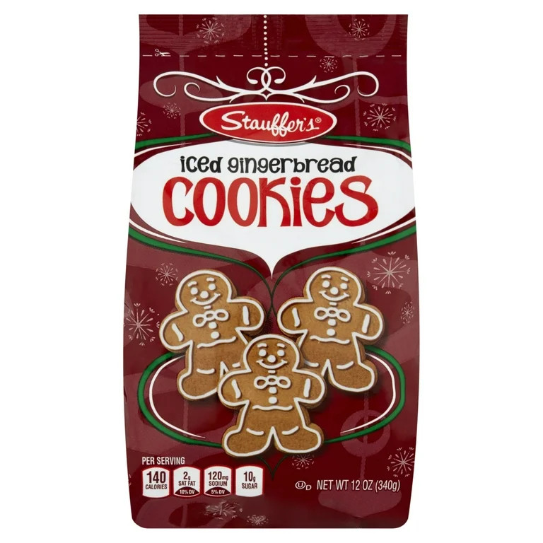 Stauffer's Iced Gingerbread Cookies, 12oz - Walmart.com | Walmart (US)