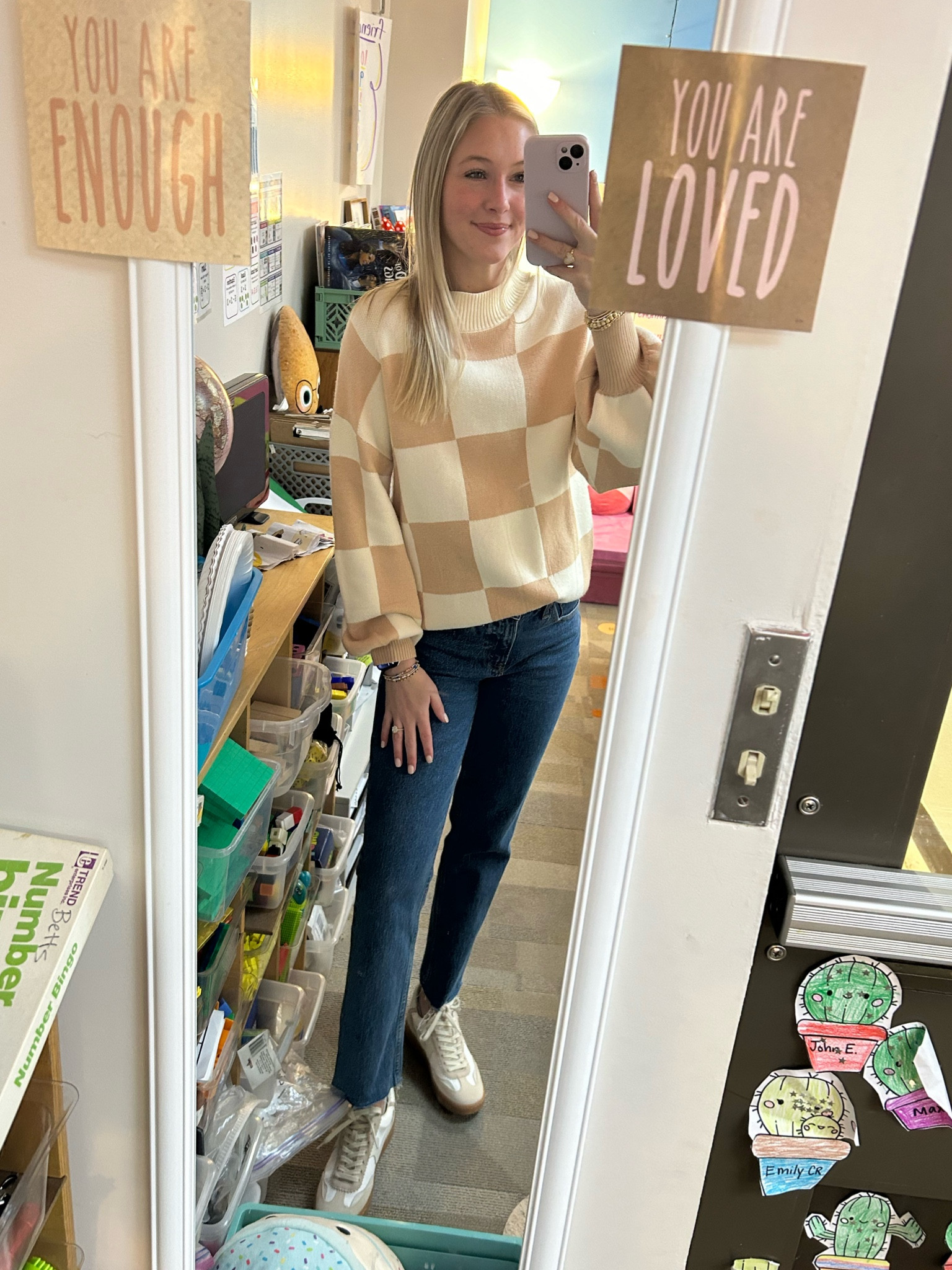 Casual teacher outfit! #teacher #teacheroutfit #dolcevita 