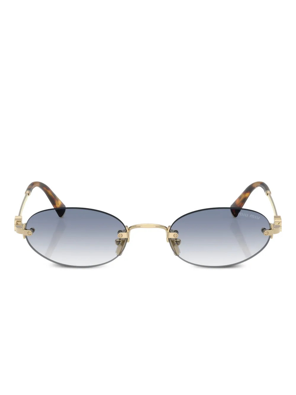 Miu Miu Eyewear MU A54S sunglasses - Gold | Farfetch Global
