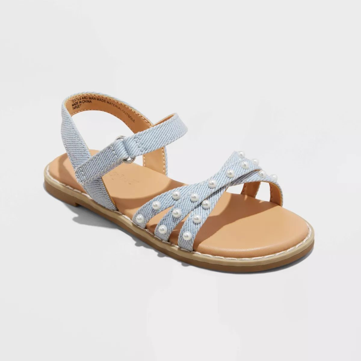 Toddler Jen Pearl Strap Sandals - Cat & Jack™ | Target