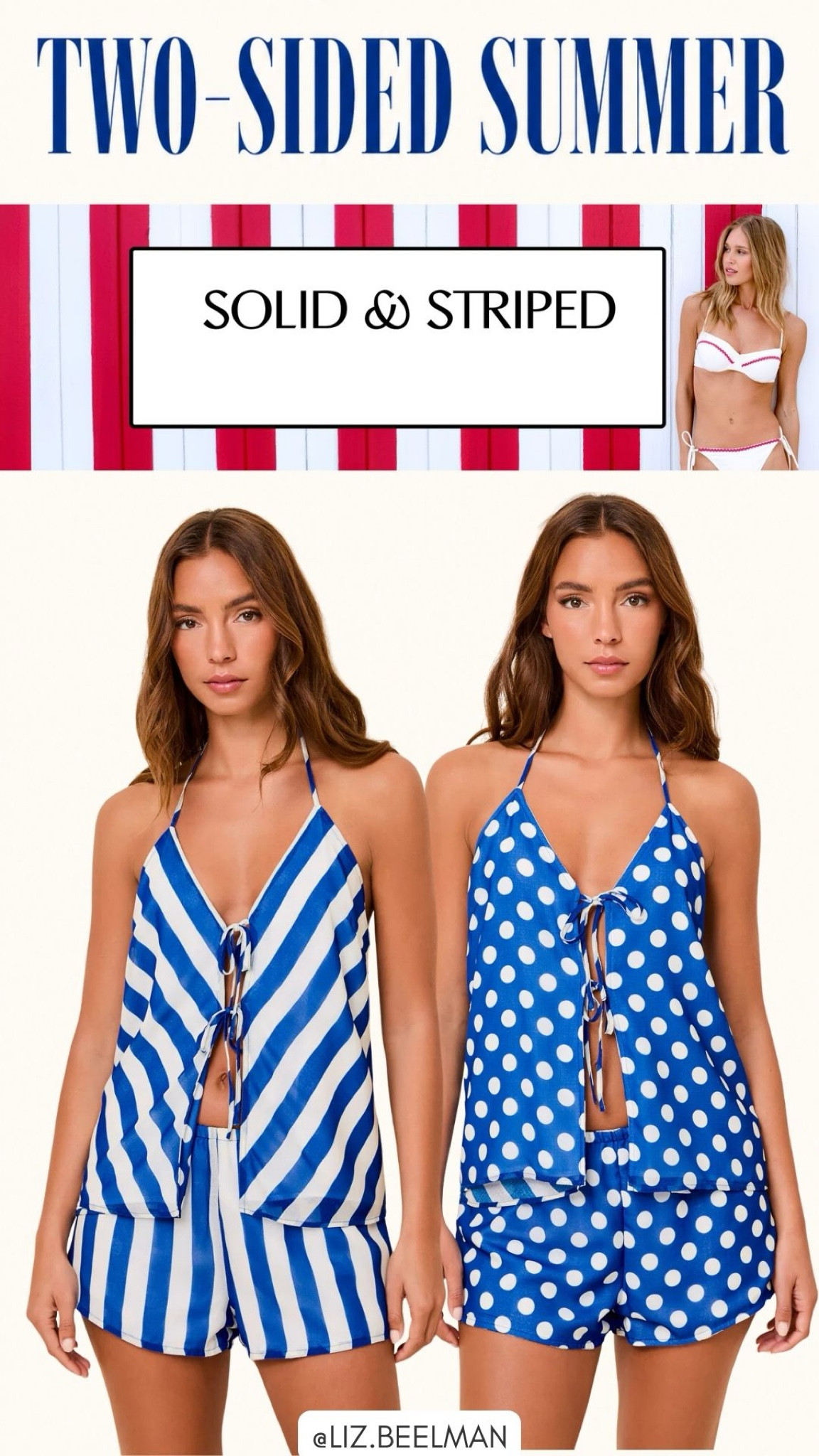SOLID & STRIPED: reversible summer set

#solidandstriped #summerset #set #poolside #travel 
