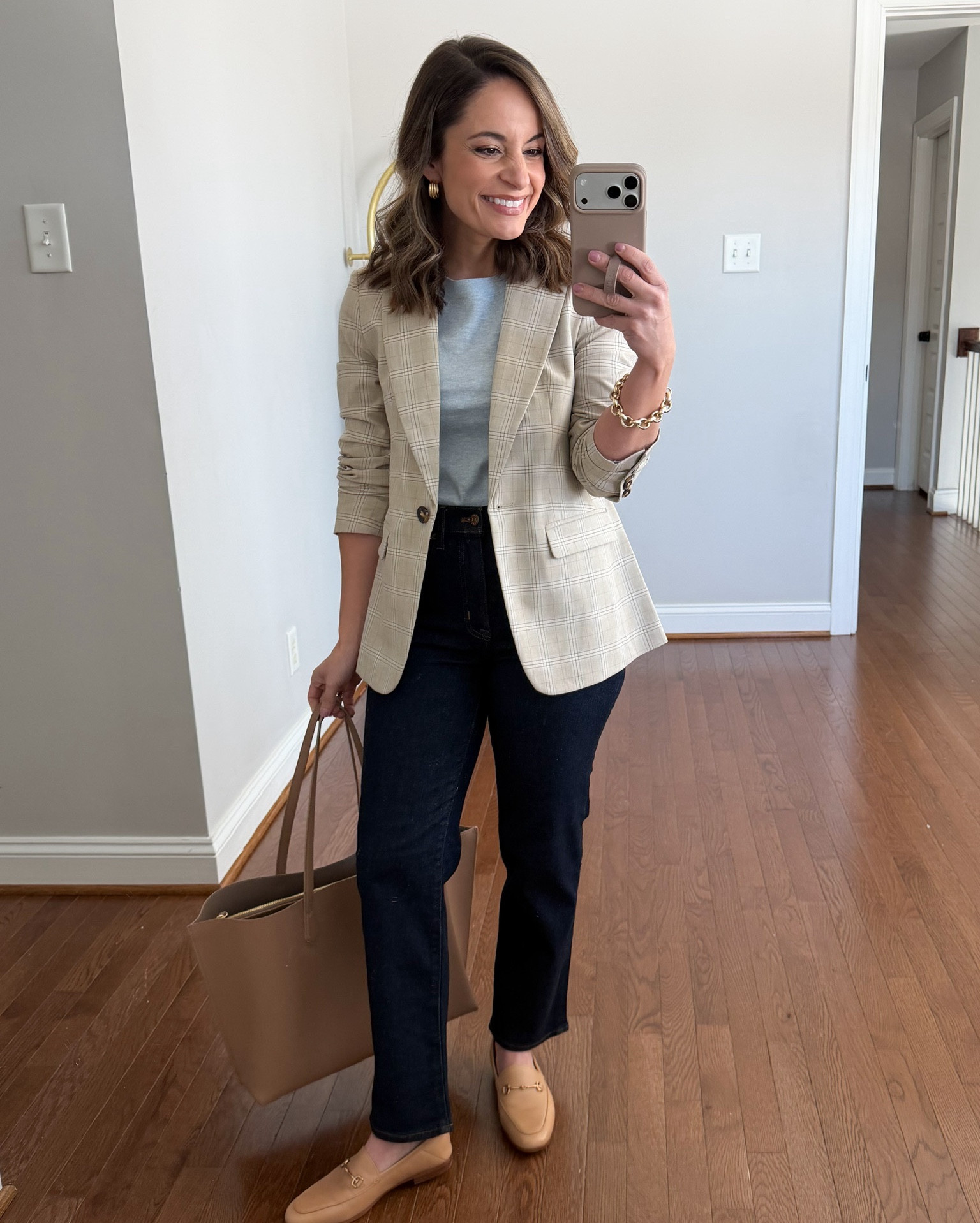 J.Crew Factory petite-friendly finds for Spring!

Outfit 1:
Jeans (JCF): petite 24 - 10” rise, 26” inseam
Sweater (JCF): xxs
Blazer (Ann Taylor): petite 00
Loafers: tts French sand 

Outfit 2:
Pink dress (J.Crew Factory): petite xxs
Shoes (Dolce Vita): very snug on my toes.

Outfit 3:
Cropped trench coat (JCF): petite xxs
Sweater (JCF): xxs
Jeans (Quince): 24 x 26” in midnight blue
Flats (Sam Edelman): tts in French sand

My measurements for reference: I’m 4’10” and 105lbs. My bust, waist, and hip measurement is 32”, 24”, and 36”.

#LTKSeasonal #LTKootd #LTKPetite
