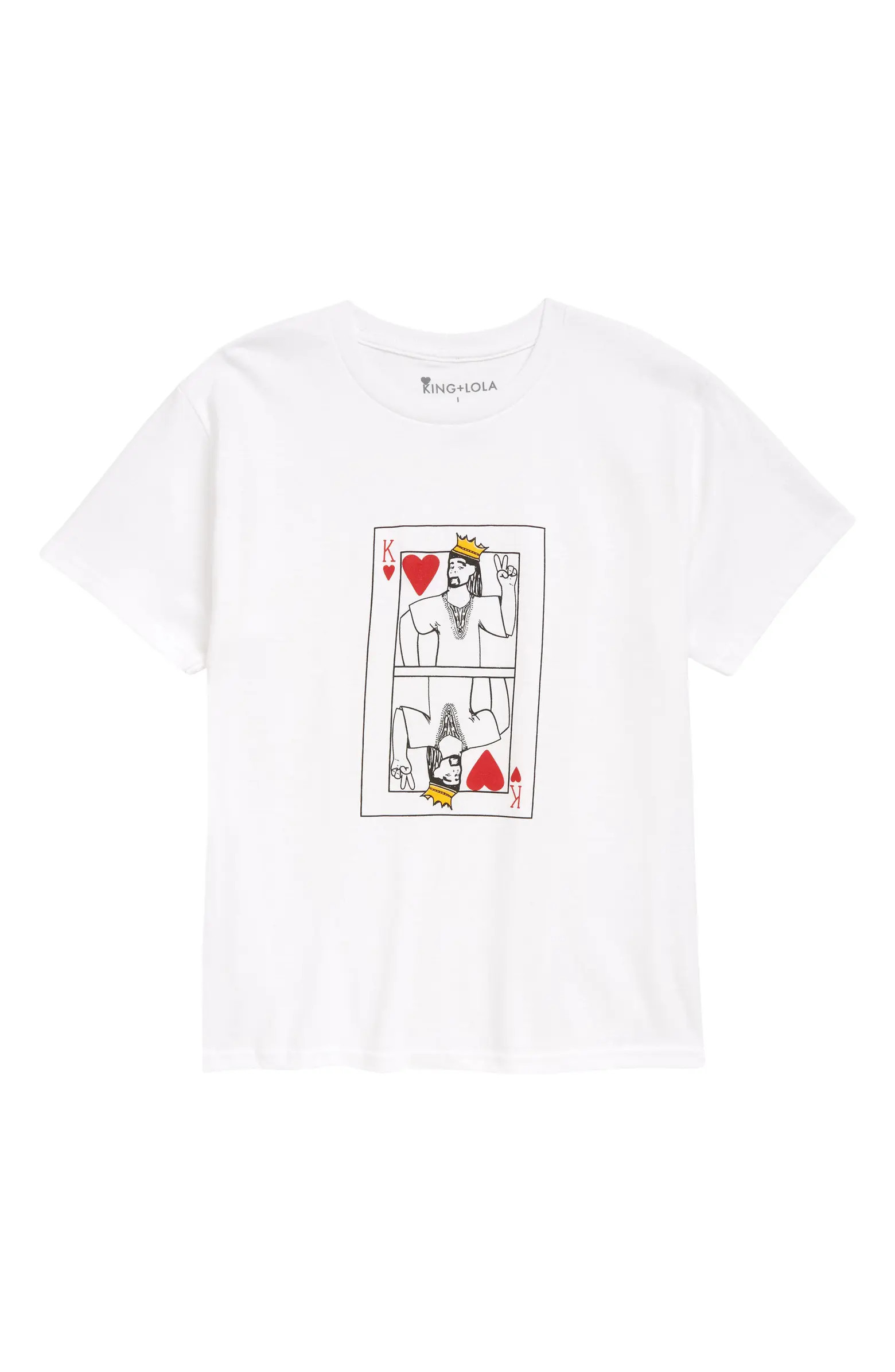 Kids' King of Hearts Cotton Graphic Tee | Nordstrom