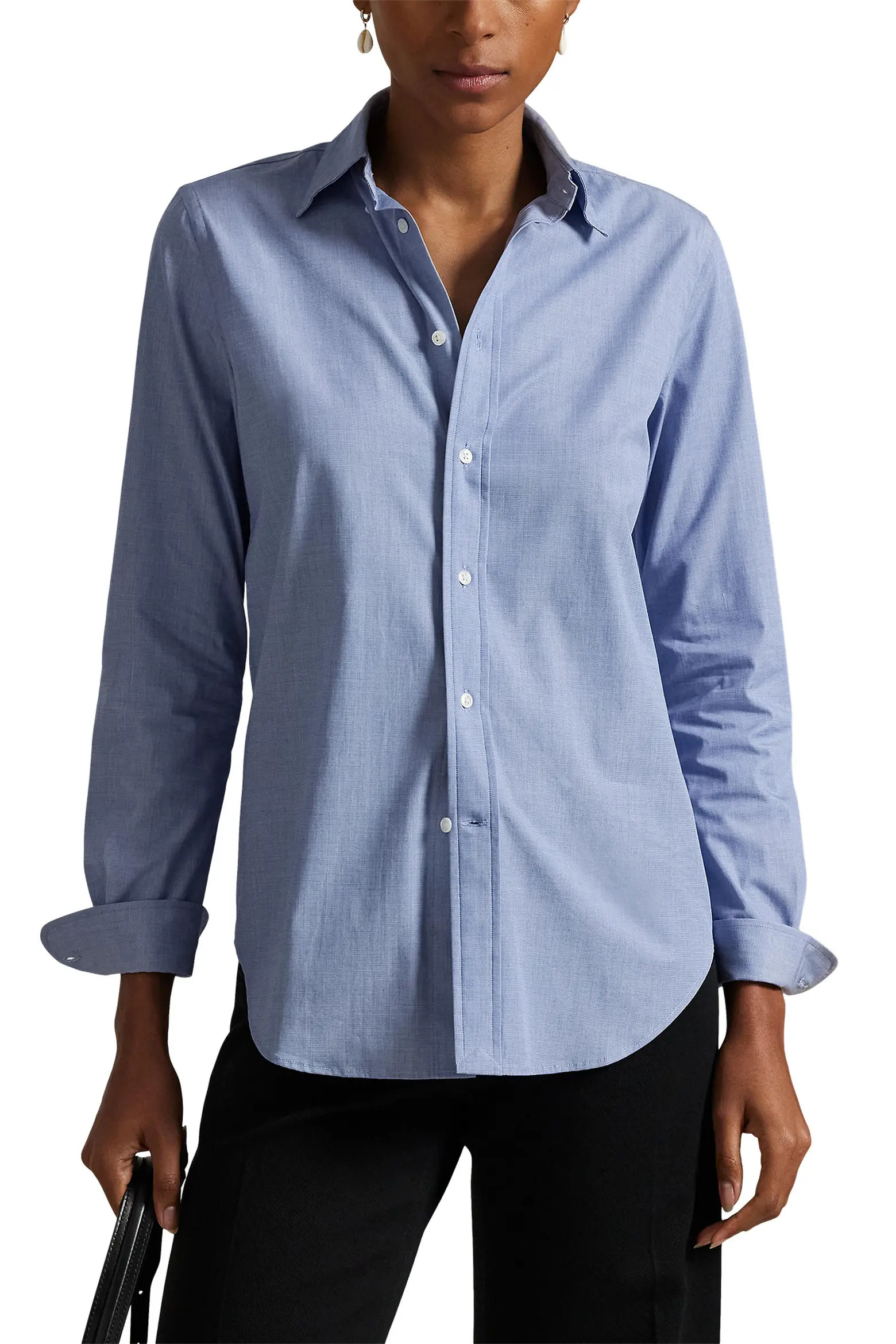 End-On-End Slim Fit Stretch Cotton Button-Down Shirt (Women) | Nordstrom | Nordstrom