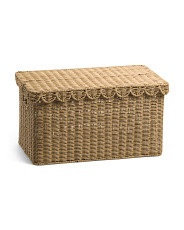25.5x13.5 Large Scalloped Trunk | Office & Storage | Marshalls | Marshalls