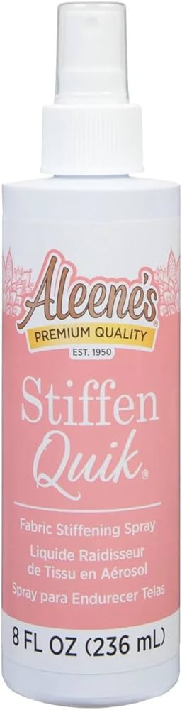 Aleene's 15581 Stiffen-Quick Fabric Stiffening Spray, 8-Ounce | Amazon (CA)