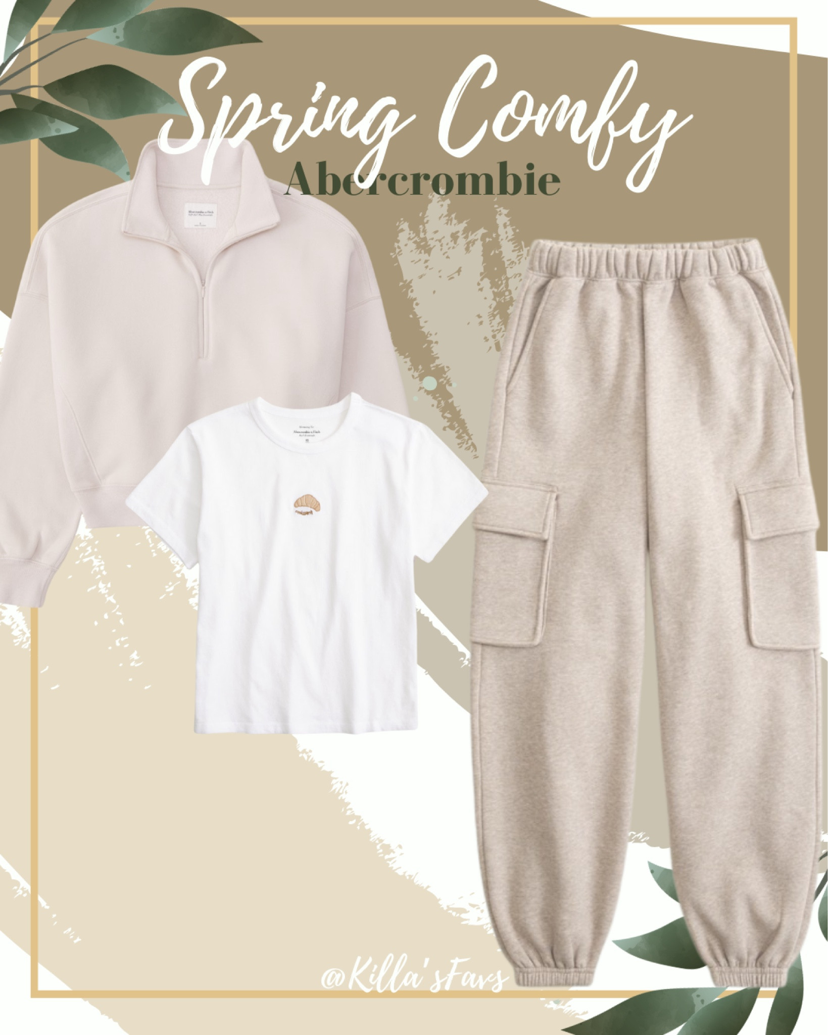 Spring Comfy by #abercrombie 

Make sure to save the items you LOVE by clicking the 🤍 icon next to each item! When the BIG spring sale arrives you will already have all of your favorites saved to easily shop🫶🏼

#spring #springsale #abercrombie #sweats #sweatpants #comfy #casual

#LTKsalealert #LTKtravel #LTKSpringSale
