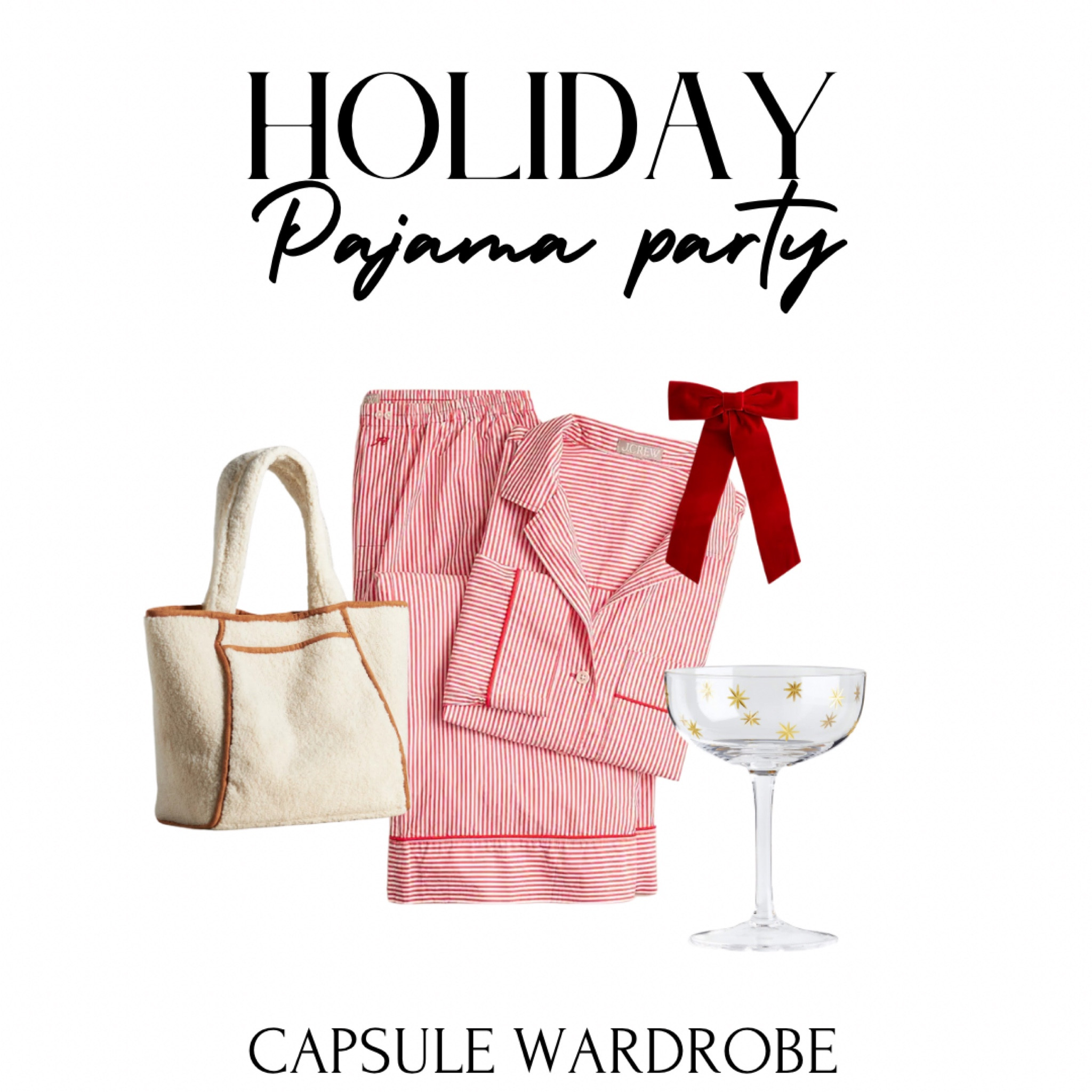 Holiday pajamas

Satin pajamas
Striped pajamas
Favorite things party
Sherpa tote
Shearling  

#LTKCyberWeek #LTKHoliday #LTKGiftGuide