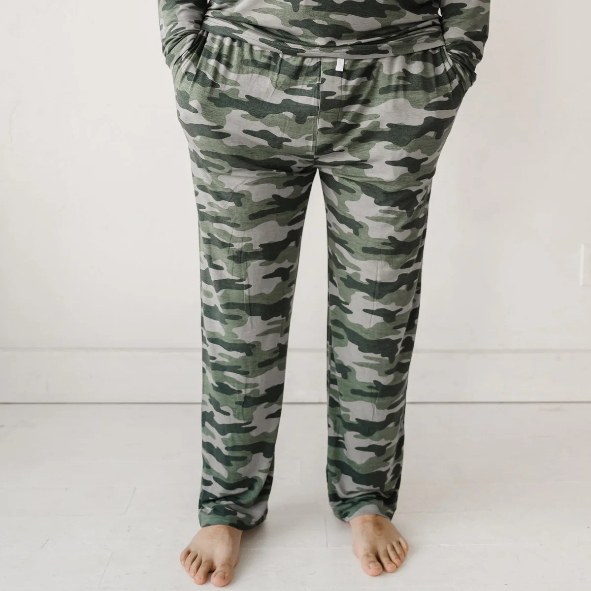 Vintage Camo Men's Bamboo Viscose Pajama Pants | Little Sleepies
