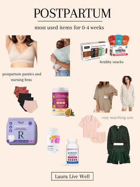 Postpartum most used items for the first month 

#LTKbaby #LTKbump #LTKfindsunder50