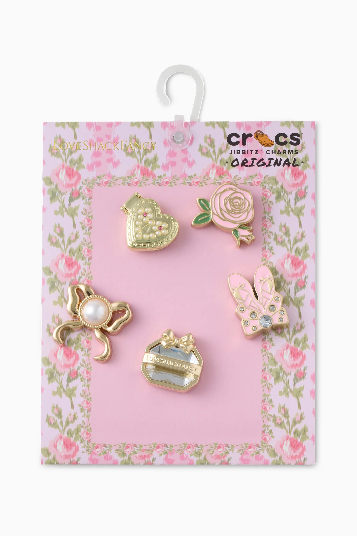 LoveShackFancy x Crocs 5-Pack of Icon Jibbitz Charms | LoveShackFancy