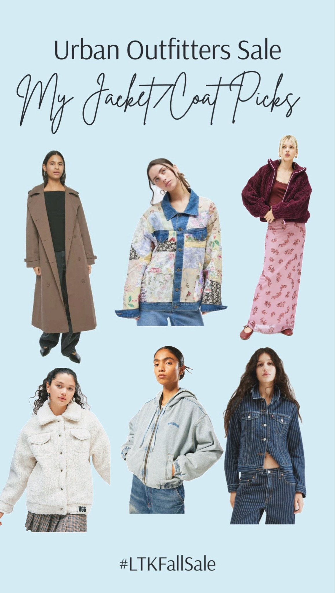 My jacket picks from #UrbanOutfitters, which is part of the #LTKFallSale going on now!

#LTKSeasonal #LTKFallSale #LTKSaleAlert