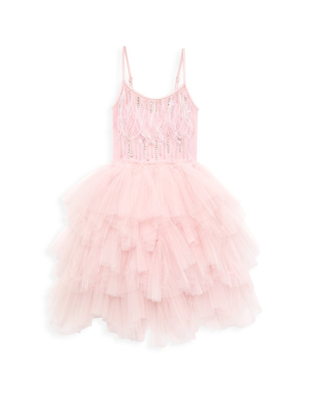 Little Girl's & Girl's Pretty In Punk Florence Feather Tutu Dress | Saks Fifth Avenue