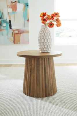 Ceilby Accent Table, Natural | Ashley