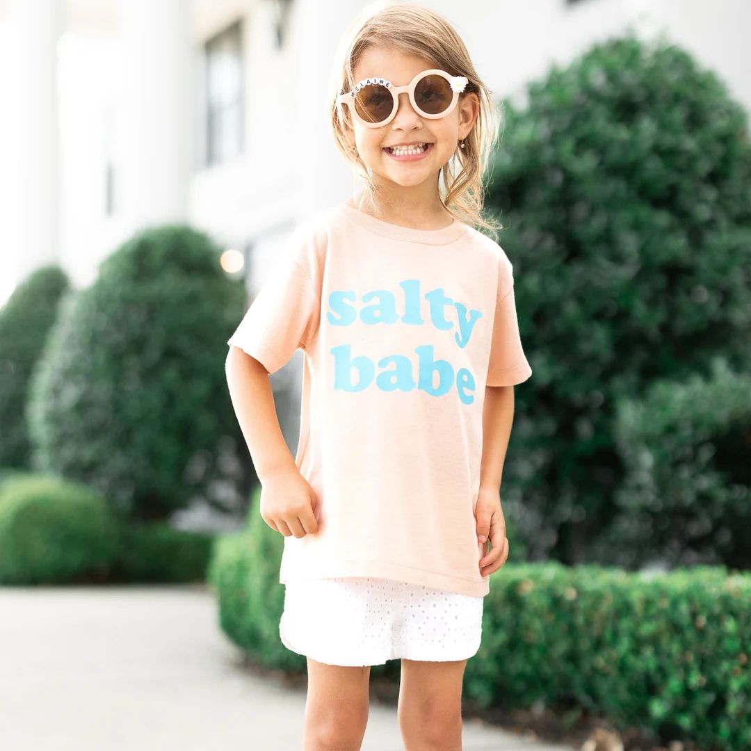 Salty Babe Toddler Shirt, Kid Graphic Shirt, Toddler Shirt, Beach Bum Kids Shirt, Beach Vacation,... | Etsy (US)