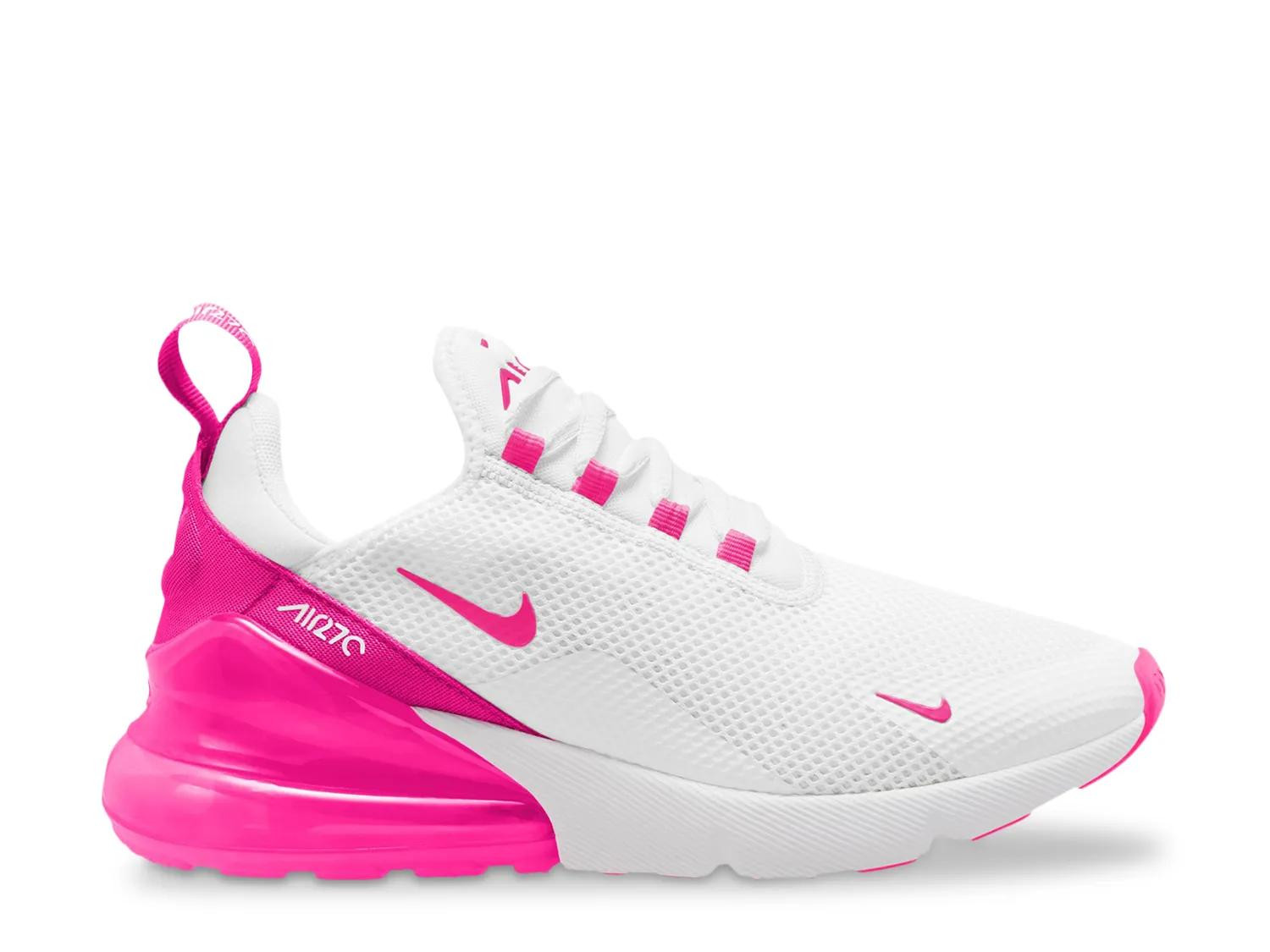 Nike Air Max 270 Sneaker | Women's | White/Pink | Size 7.5 | Sneakers | DSW