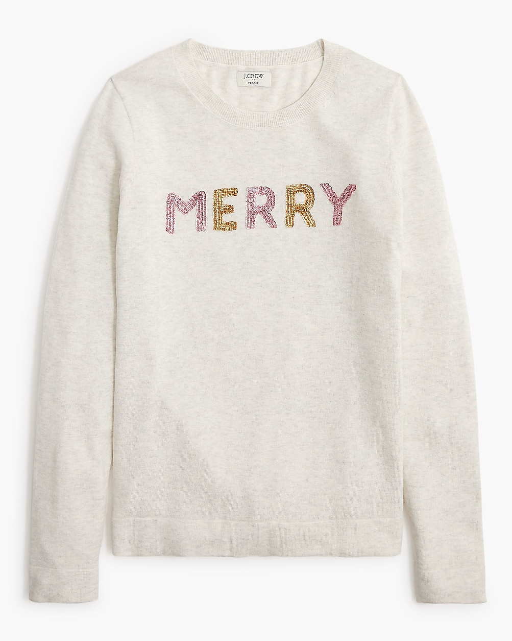 "Merry" Teddie sweater | J.Crew Factory