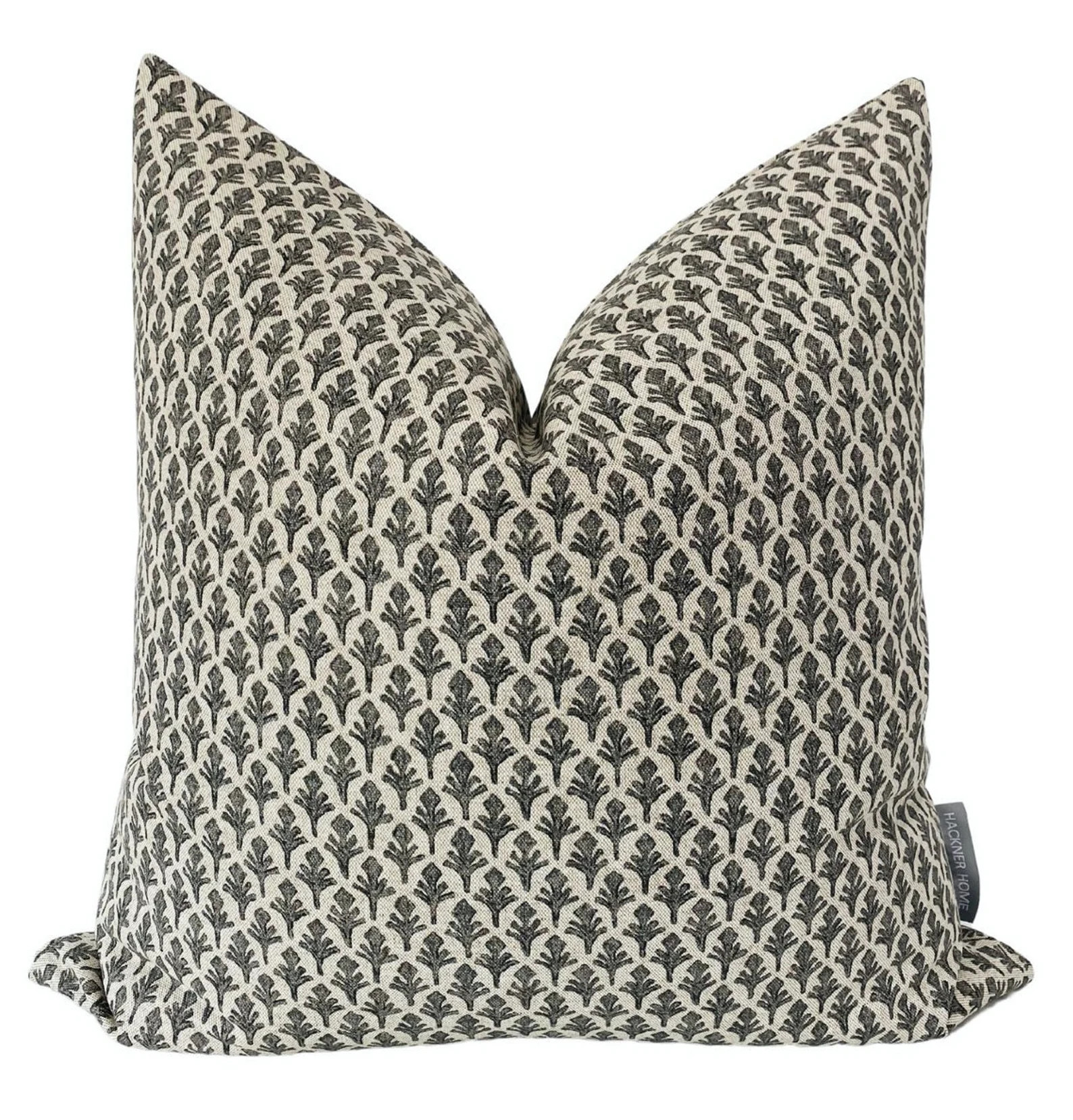 Charcoal Leaf  Gray Pillow Cover Charcoal Pillow Decorative | Etsy | Etsy (US)