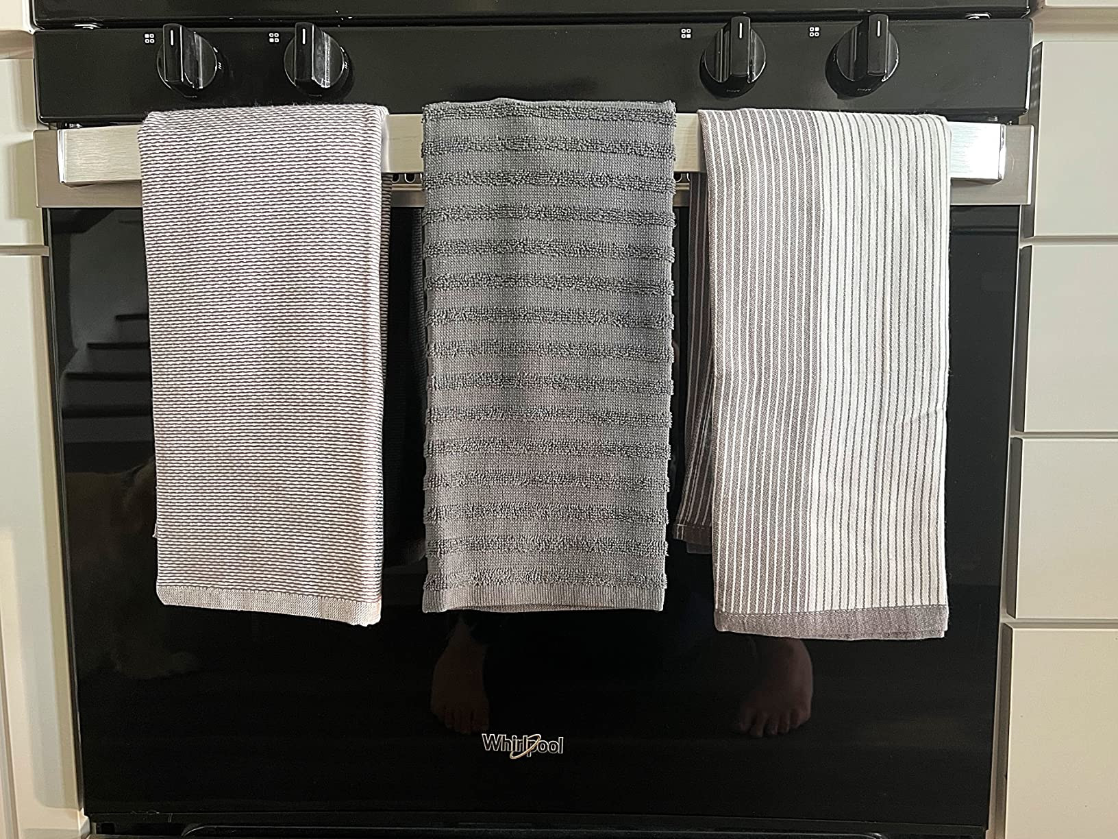 Premium Dish Towels (20”x 28”, 6 Pack) | Large Cotton Kitchen Hand Towels | | Flat & Terry Hi... | Amazon (US)