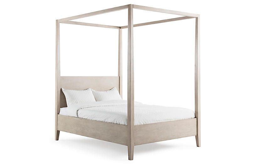 Maxwell Canopy Bed, Natural | One Kings Lane