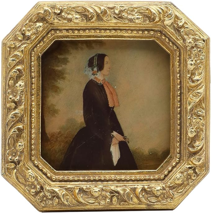 YULINK 3x3 Small Vintage Picture Frame, Mini Antique Ornate Gold Photo Frame, Tiny Retro Octagon ... | Amazon (US)