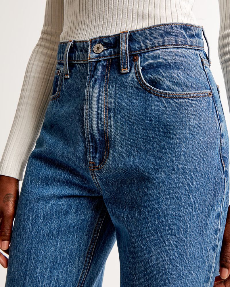 High Rise Loose Jean | Abercrombie & Fitch (UK)