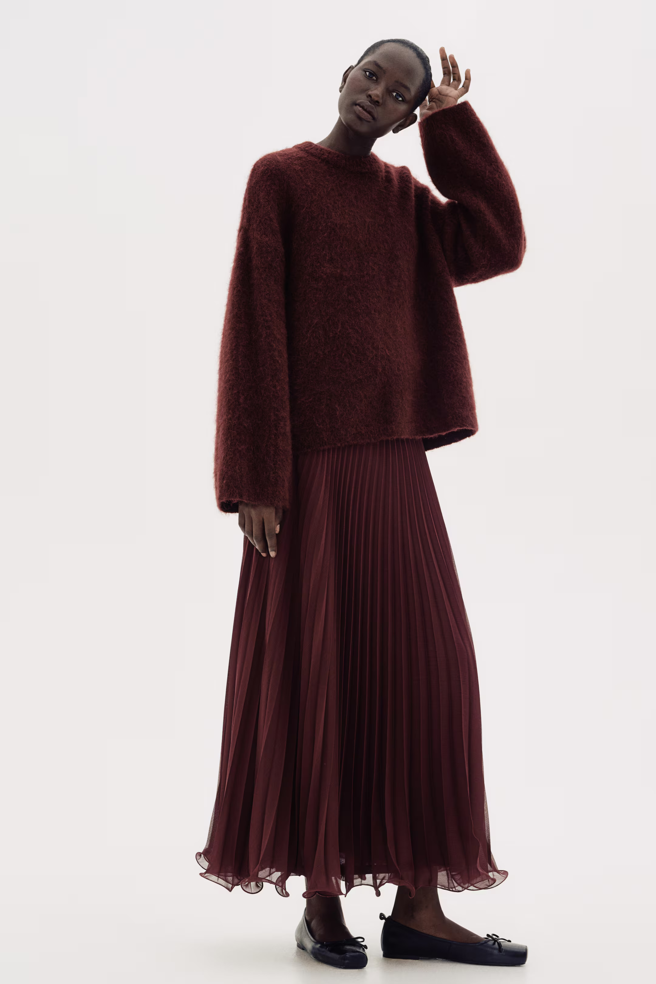 Sheer Pleated Skirt | H&M (US + CA)