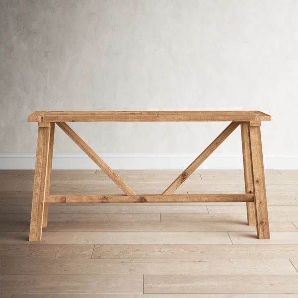 Bentwood Howie 59" Solid Wood Console Table | Wayfair Professional