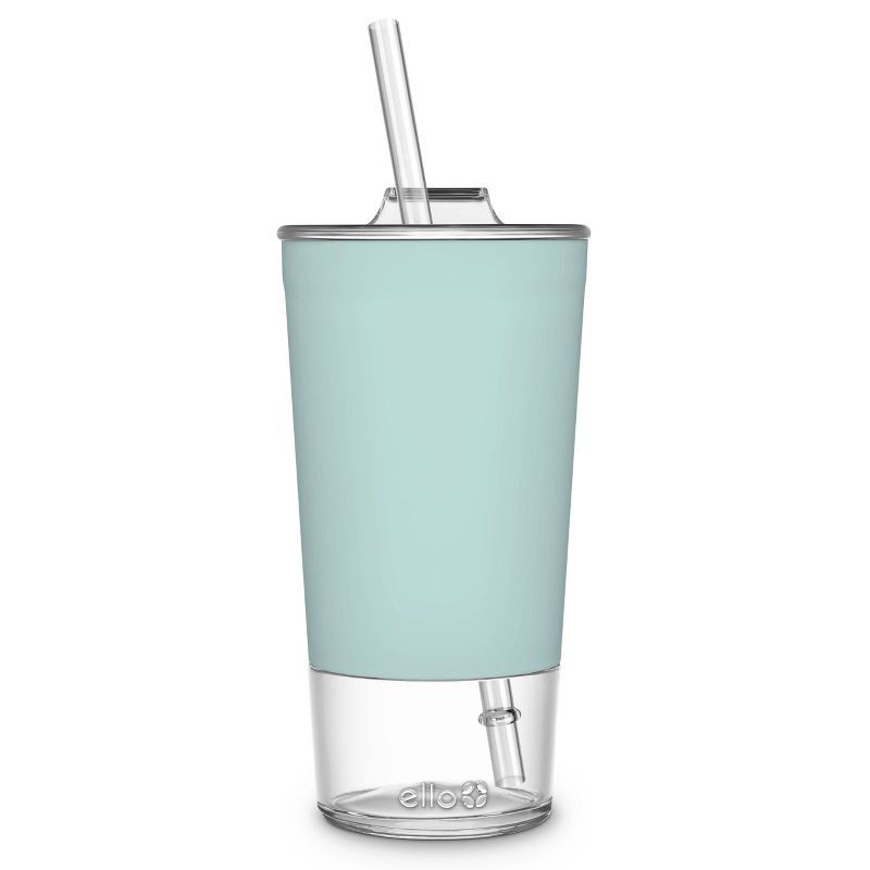 Ello Tidal 20oz Glass Tumbler with Lid | Target