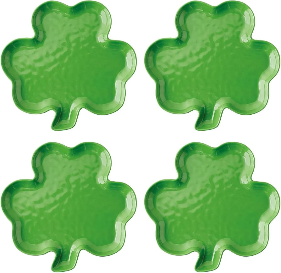 UPware 4-Piece 7 Inch Melamine Dessert Plates Appetizer Dinner Plates Small Serving Plates Party ... | Amazon (US)