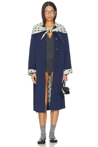 Lisa Says Gah Olson Trench in Mint Chip Dot from Revolve.com | Revolve Clothing (Global)