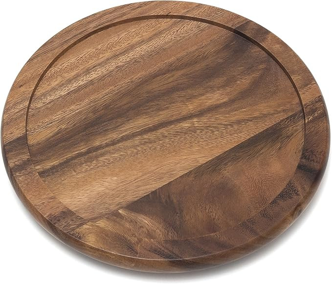 Lipper International Acacia Wood 10" Kitchen Turntable | Amazon (US)
