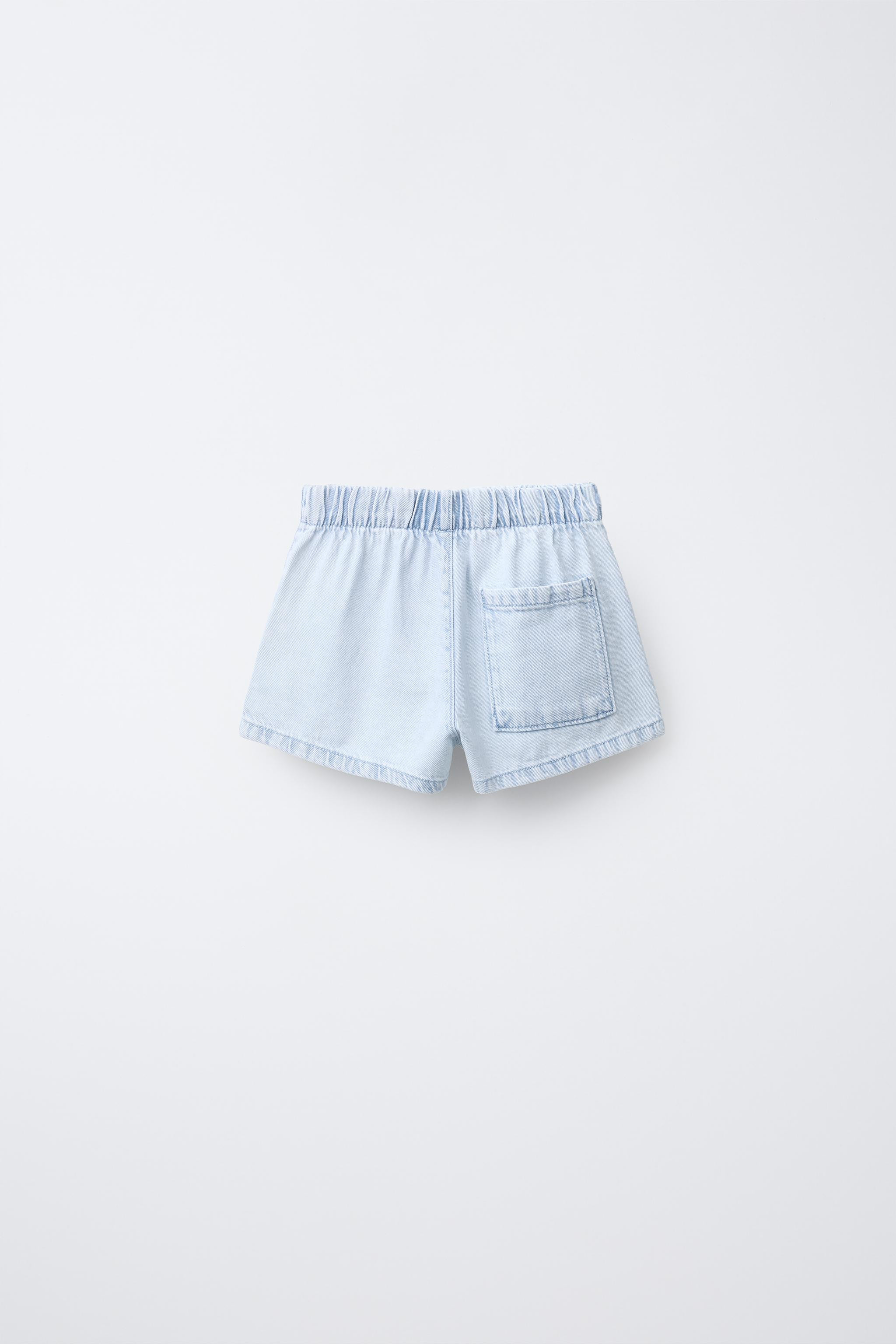 ELASTICATED DENIM BERMUDA SHORTS | Zara AU