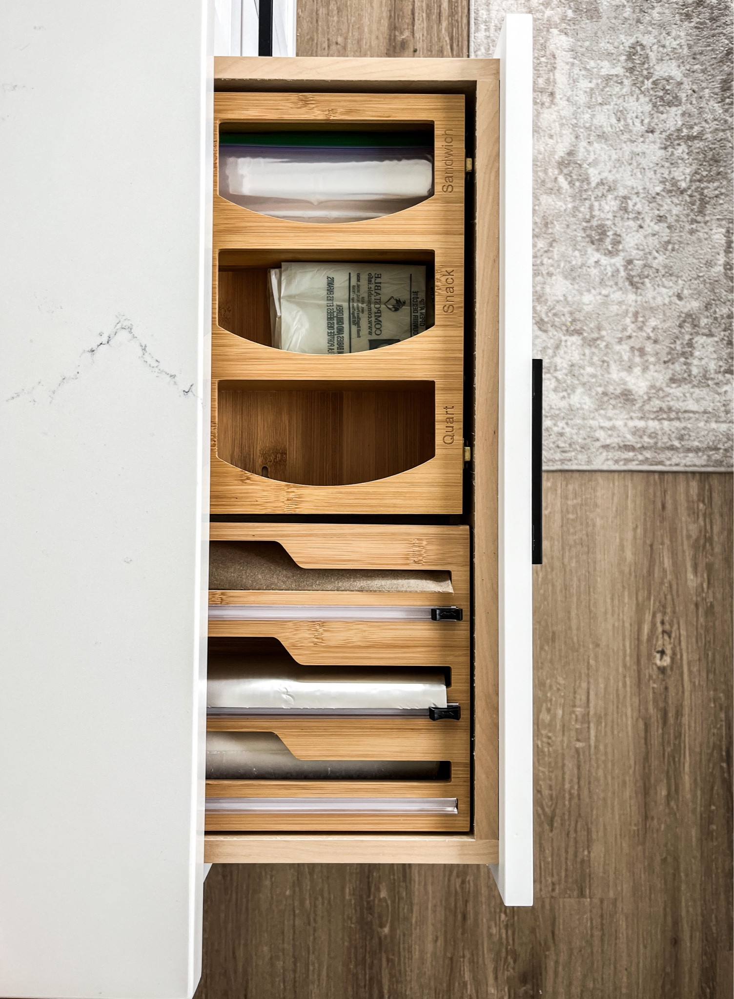 O R G / where have you been all my life amazon home kitchen wrap + bag storage bamboo drawer organizers

#org #organization #organized #kitchenorganization #kitchenorganizing #kitchenorganizationideas #kitchendrawer #kitchendrawers #kitchendecor #kitchenwrap #kitchenstorage #ziploc #storageideas #storagesolutions #aesteticvibes #aesthetics #amazon #amazoncanada #amazonhome #amazonfinds 

#LTKhome #LTKstyletip #LTKunder50