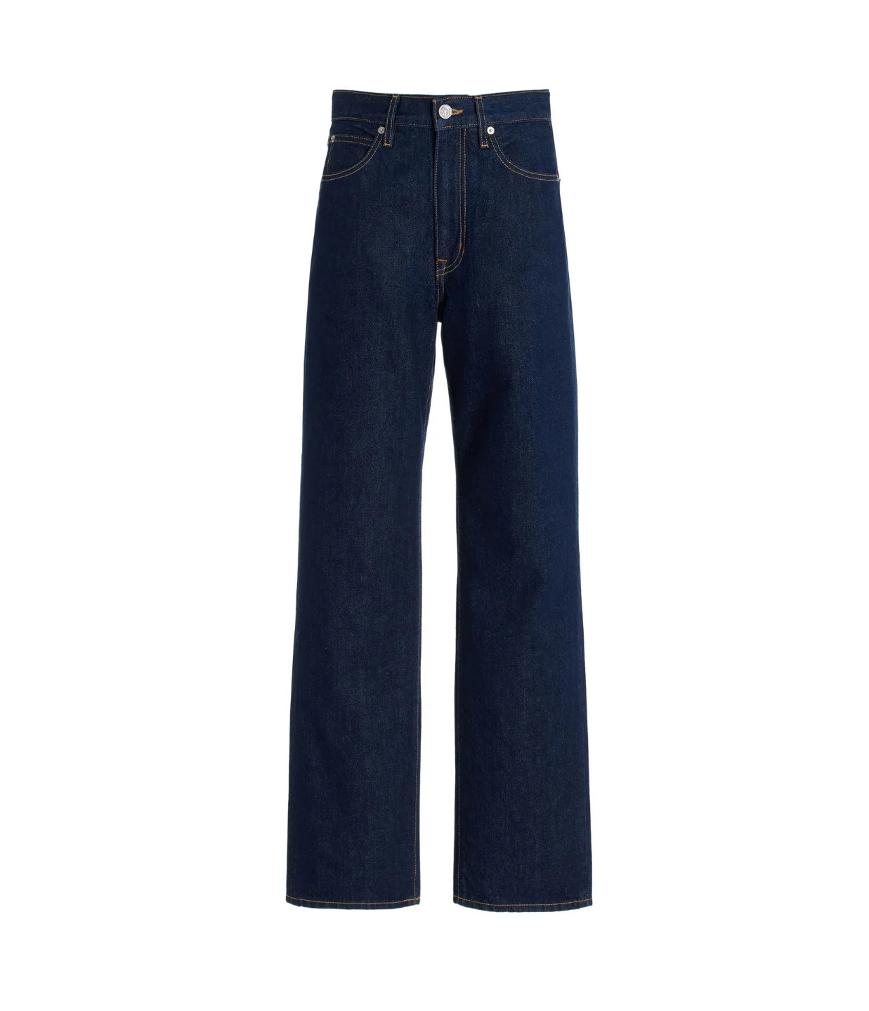 London High Rise Straight Leg Jean in Midnight Mile | Mode Sportif