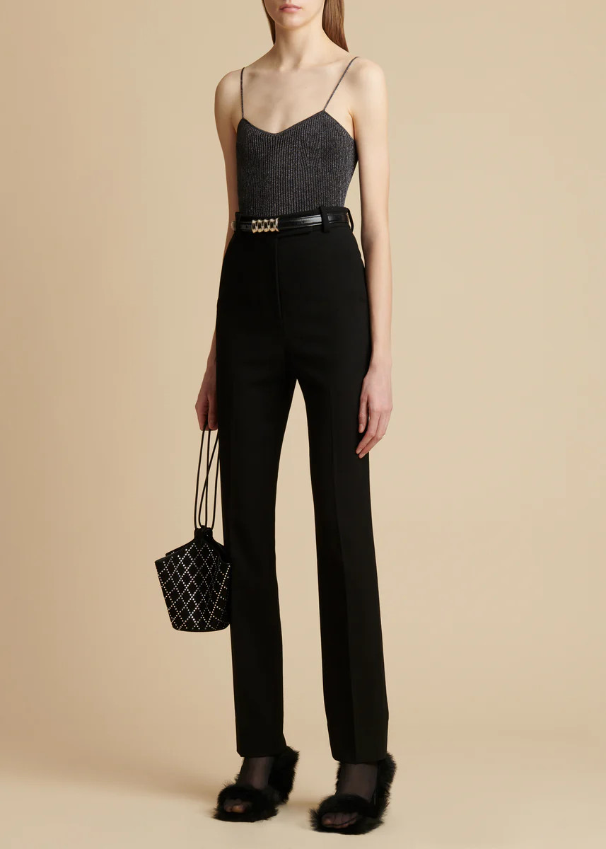 The Emile Pant in Black | Khaite