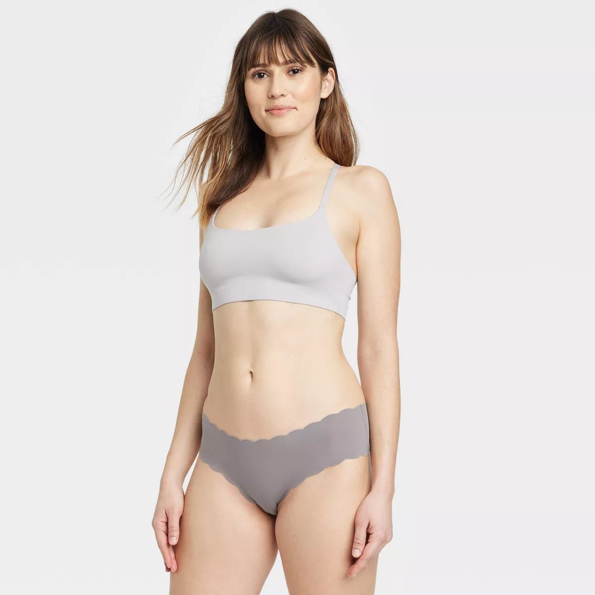 Women's Scallop Edge Freecut Cheeky Underwear - Auden™ | Target