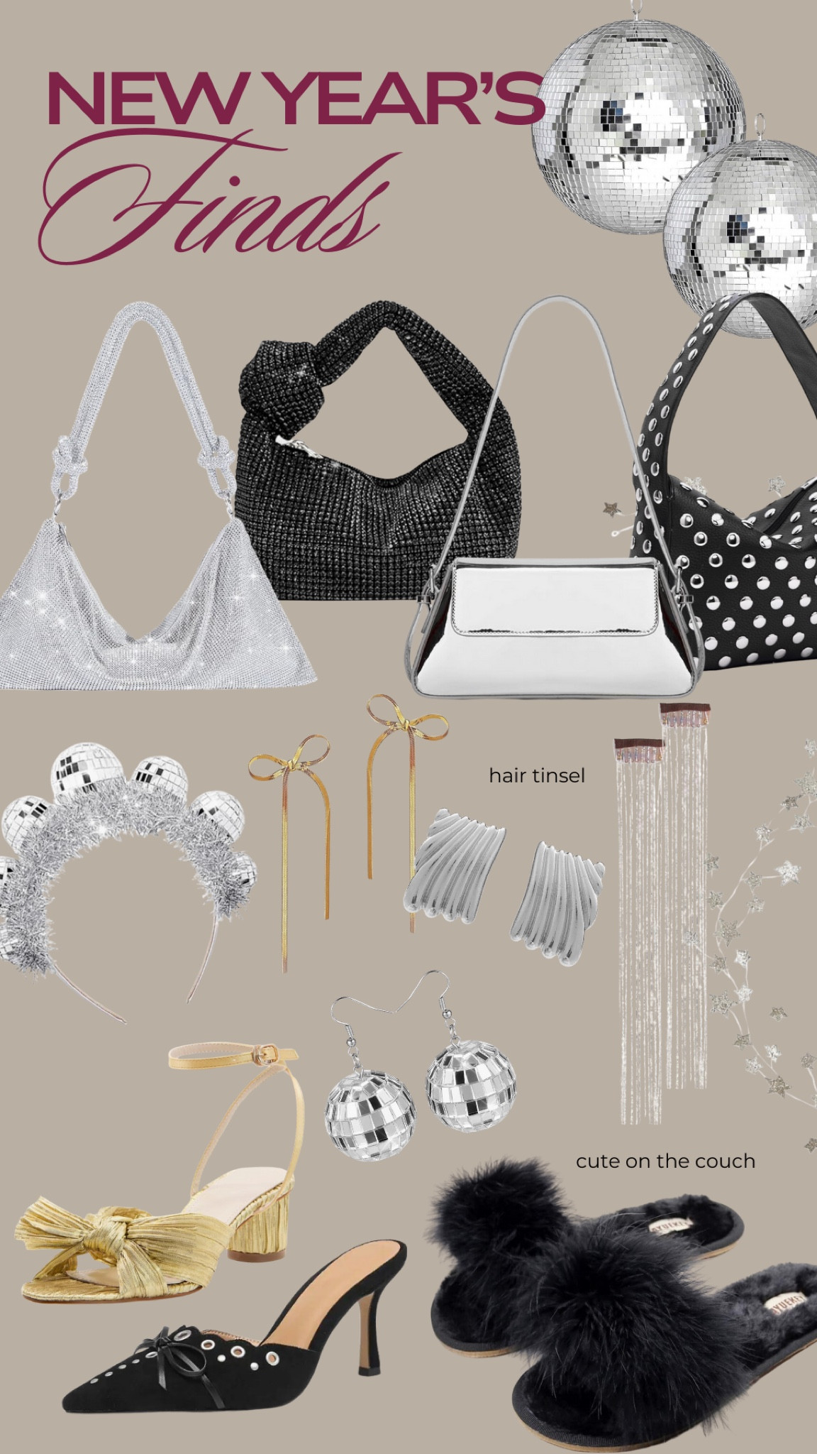 New Year’s Eve handbags, shoes and accessories ✨ Amazon finds perfect for going out or staying in

#LTKSeasonal #LTKFindsUnder100 #LTKHoliday