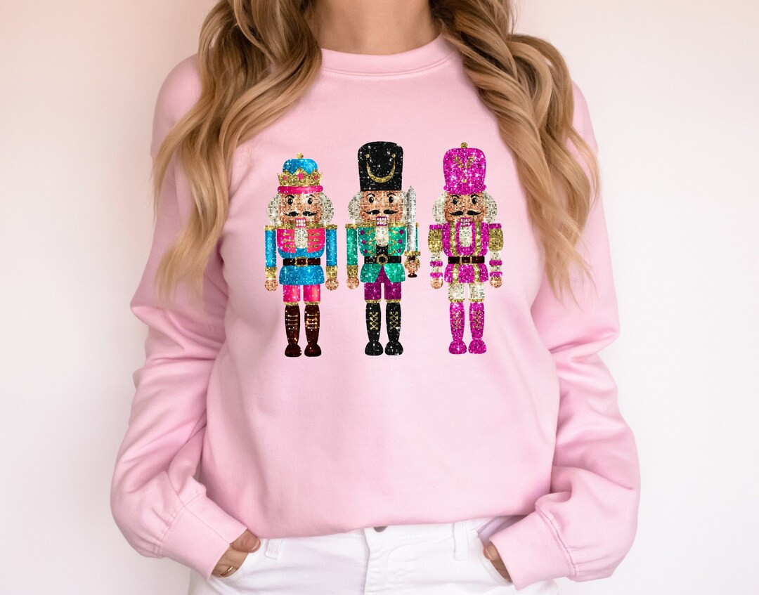 Nutcracker Sweatshirt Christmas Sweatshirt Cute Holiday - Etsy | Etsy (US)