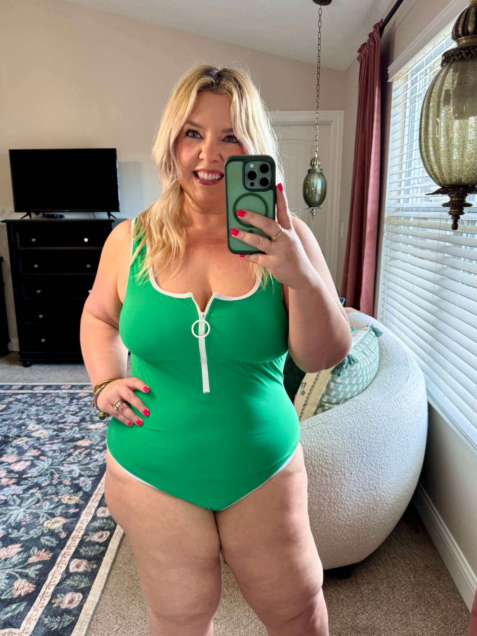 Size inclusive, affordable, HONEST Amazon bathing suit & cover up haul part 2! For reference, I’m size 16, wearing an XL.
Top selling zip front one piece, full back side coverage & great support up top but does lack tummy control. Comes in several colors!   

#LTKSwim #LTKFindsUnder50 #LTKPlusSize
