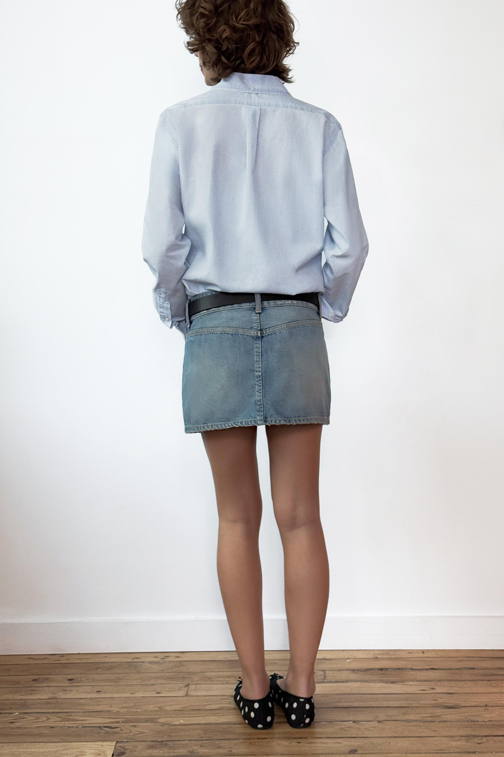 TRF REGULAR DENIM SHIRT | Zara US
