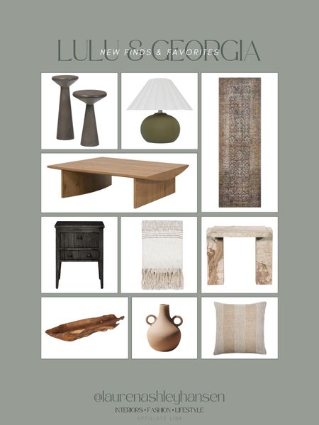 Lulu & Georgia new home arrivals! I love these organic and earthy finds. Beautiful silhouettes, warm textures, and timeless materials. 

#LTKstyletip #LTKhome