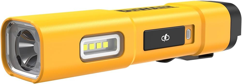 DEWALT LED Flashlight, USB-C Rechargeable, Magnetic Jobsite Light (DCL183) | Amazon (US)