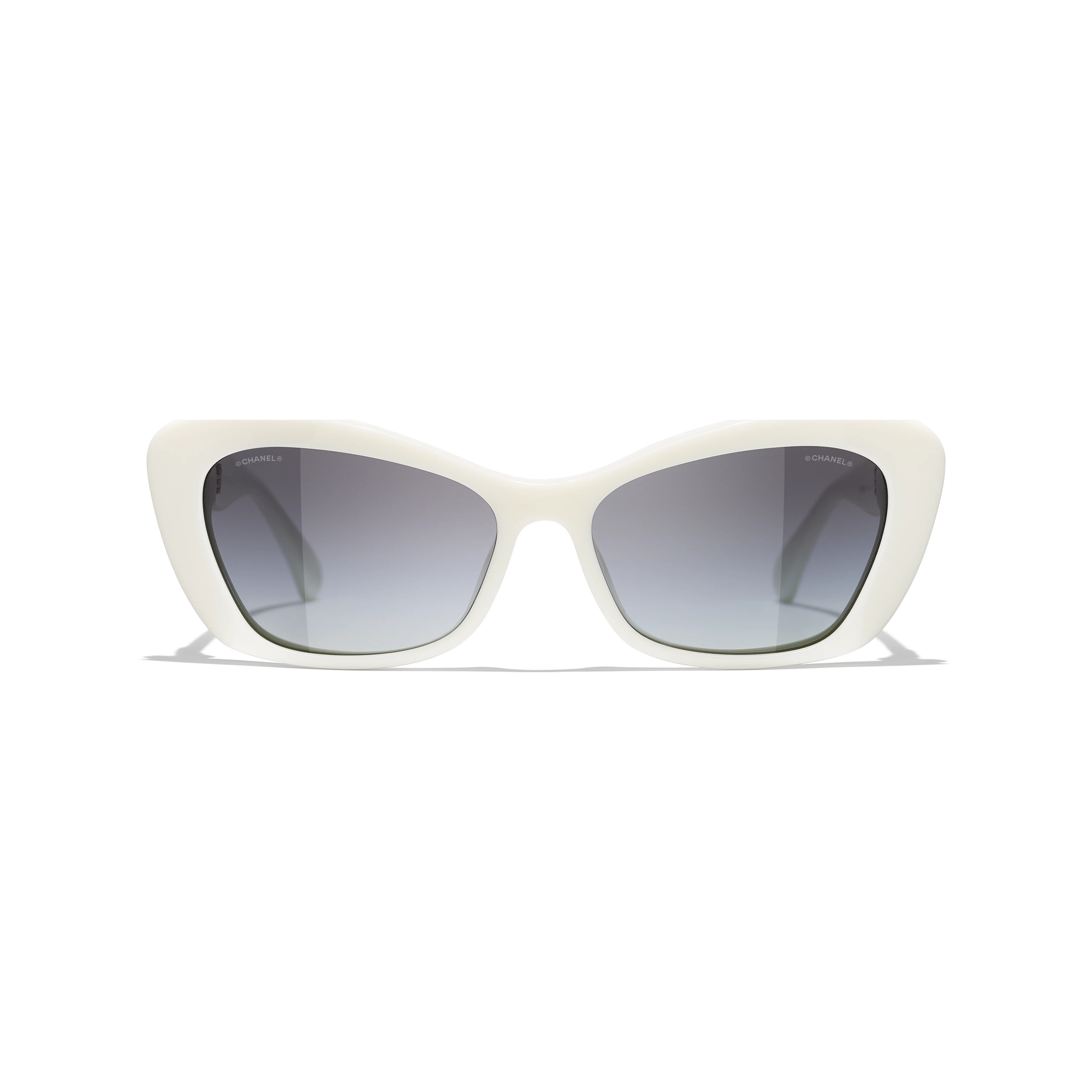 CHANEL Sunglasses: Cat Eye Sunglasses, acetate & glass pearls — Fashion | CHANEL | Chanel, Inc. (US)