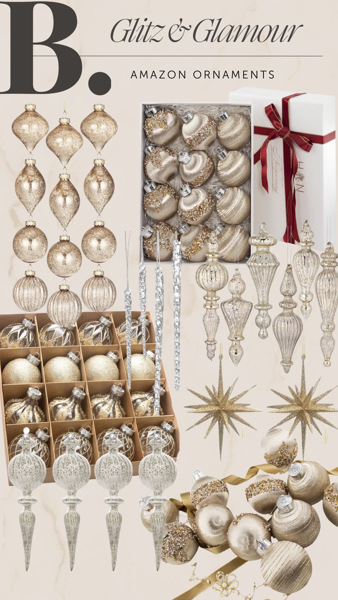 Bring on the sparkle this holiday season with these stunning Amazon ornaments!

#LTKFindsUnder50 #LTKHoliday