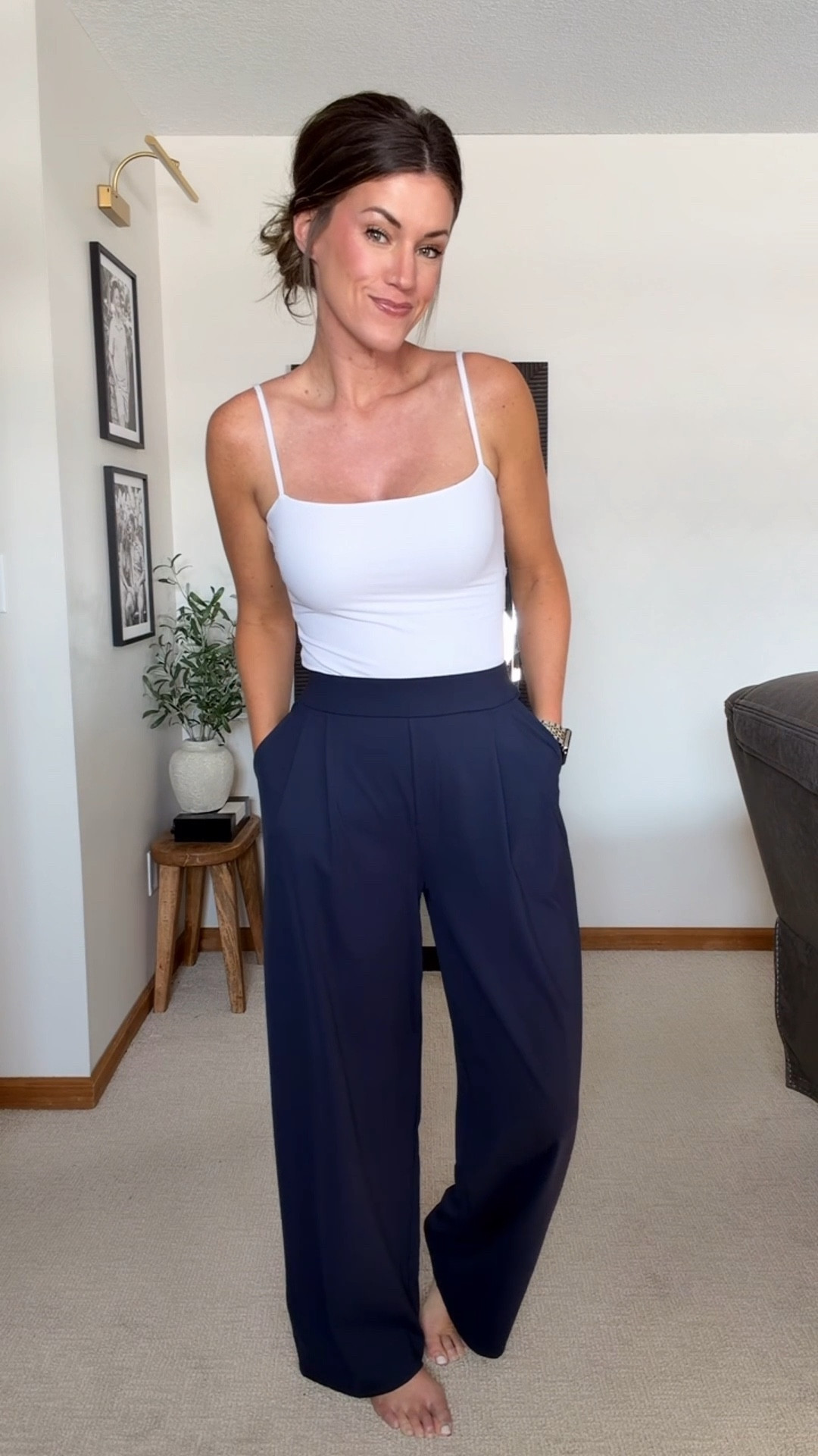 Are they dress pants or sweat pants?? Both!! The look of dress pants the feel of sweatpants. 
Wearing medium, 31 inseam. Size down if between. 
Sweater and jacket also medium 

#LTKgrwm #LTKmomlife #LTKSeasonal